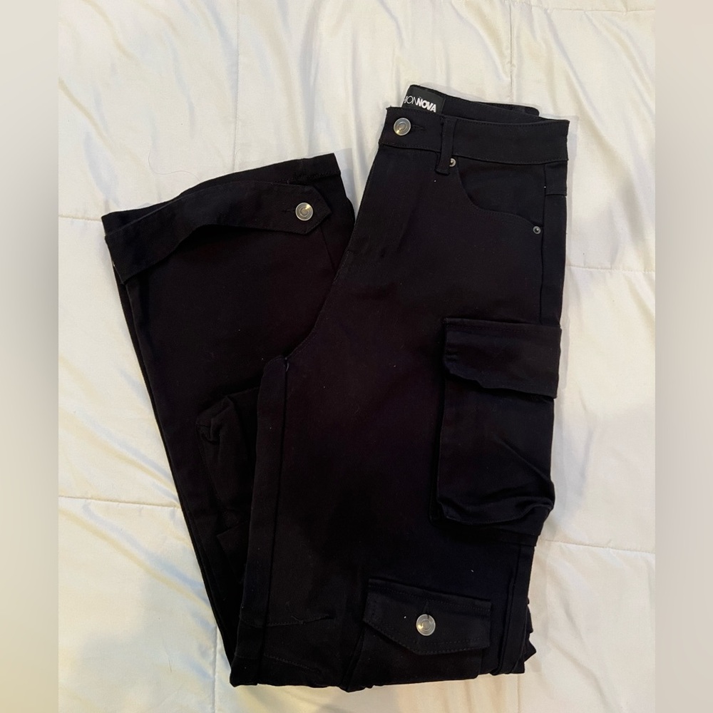 Black Cargo Pants